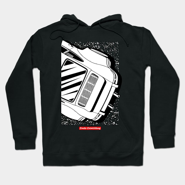 Classic 911 964 RWB JDM Oldtimer Hoodie by Automotive Apparel & Accessoires